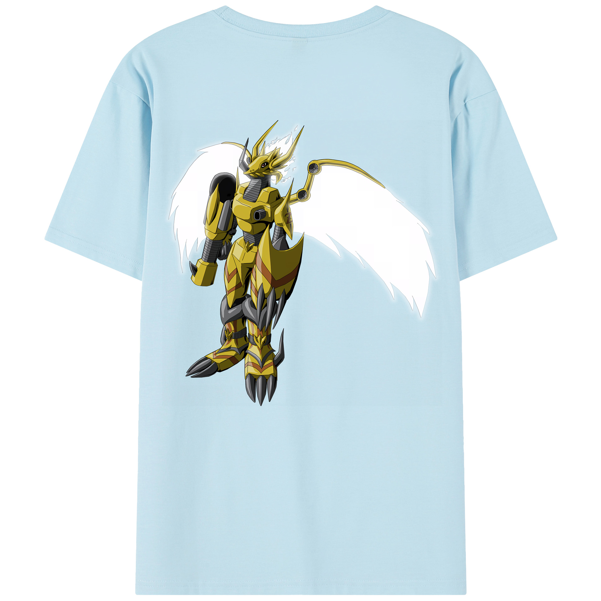 （画像用） Digimon デジタルモンスター/デジモン 綿100％半袖Tシャツ（背面プリント）